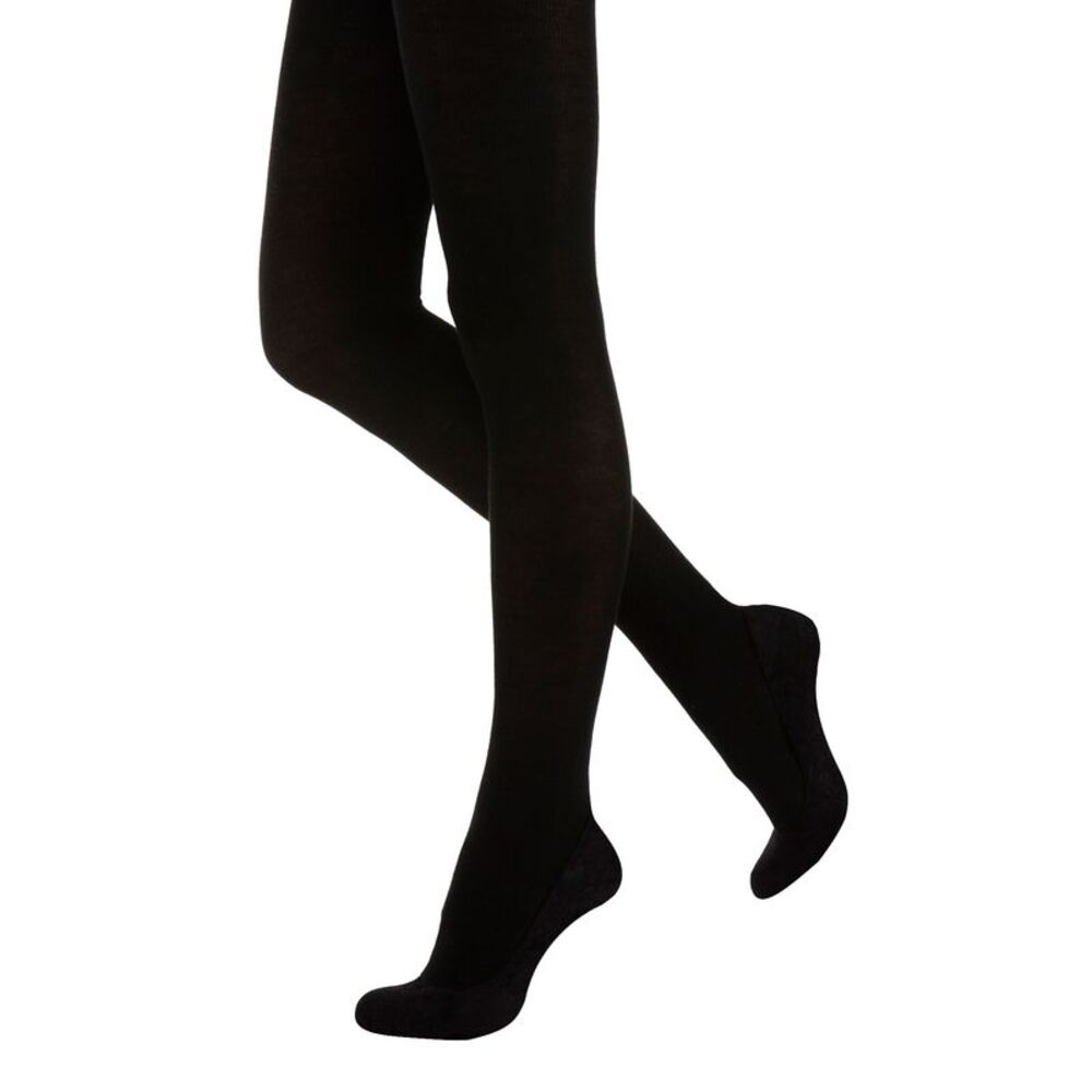 Silky Womens/Ladies 200 Denier Appearance Fleece Tights (1 Pair) / Black